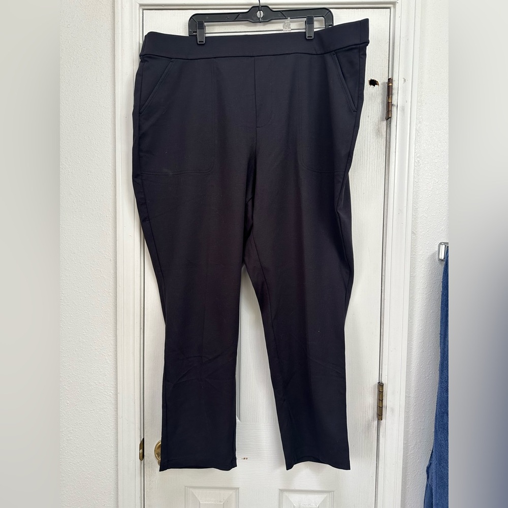 NWT Croft & Barrow Ladies Black Pants 2X